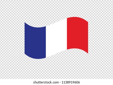 France flag waving national symbol country emblem state tricolor coat of arms