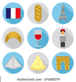 France flat icon 