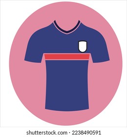 France football jersey. Abstract vector