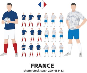 France Football Team Kit, Home kit and Away Kit