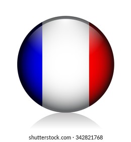France Glossy Icon