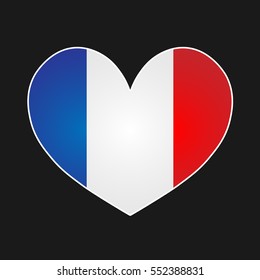 France heart.