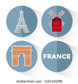 france icon set