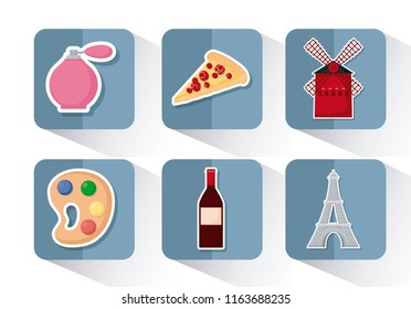 france icon set