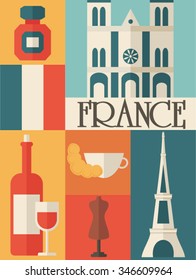 France icon set