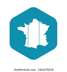 France icon. Simple illustration of france vector icon for web