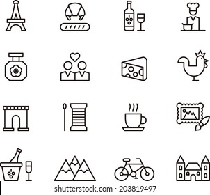 France icons