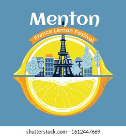 France Lemon Festival or Fete du Citron in Menton on French Riviera