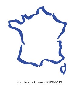 mapa de Francia