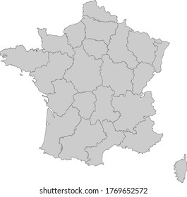 France map  of Europe. Vector ancient map. Symbol for your web site design map logo. app, ui, Travel vector eps10, concept Illustration.