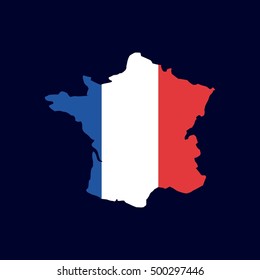 france map geography icon vector illustration design