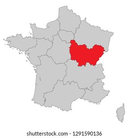 France - Map of France (high detailed)