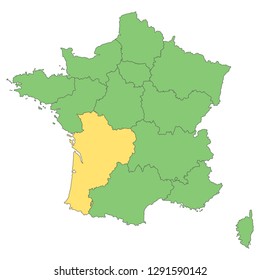 France - Map of France (high detailed)