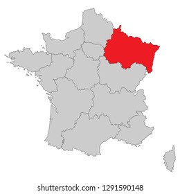 France - Map of France (high detailed)