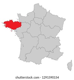 France - Map of France (high detailed)