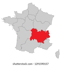 France - Map of France (high detailed)