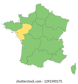 France - Map of France (high detailed)