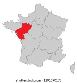 France - Map of France (high detailed)