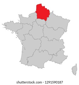 France - Map of France (high detailed)