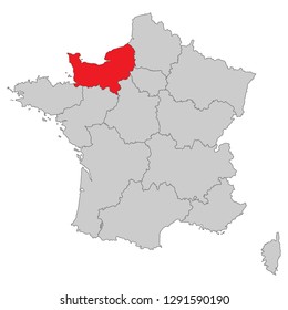 France - Map of France (high detailed)