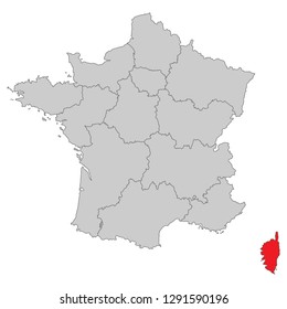 France - Map of France (high detailed)