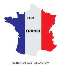 france map icon vector illustration symbol design
