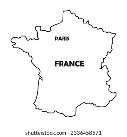 Franc-Karte Symbol Vektorgrafik Symbol Design