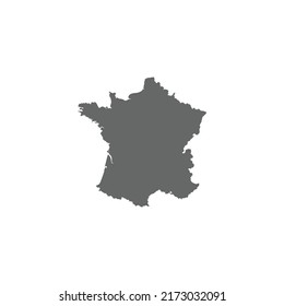 france map logo illustration design