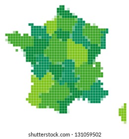 France map mosaic