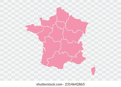 Francia Map Rose Color Background Archivos de calidad de fondo png