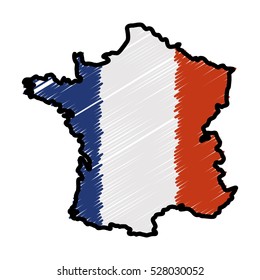 france map silhouette