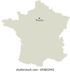 France map. vector illustration 