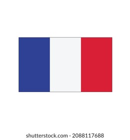 France National Flag Vector illustration