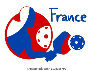 France pickleball icon