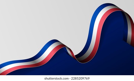 France ribbon flag background. Element of impact for the use you want to make of it.