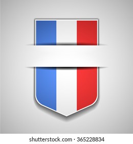 France shield sign