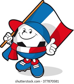 France Soccer Mascot