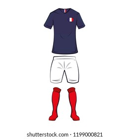 France soccer tshirt