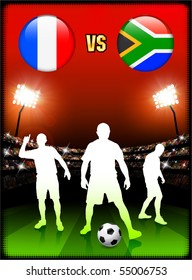 France South Africa Original Illustration