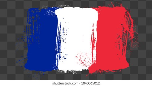 France Splattered Flag High Resolution Stock Vector (Royalty Free ...