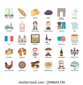 France Symbol, Thin Line and Pixel Perfect Icons