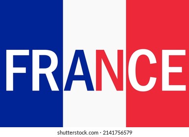 2,617 France flag word Images, Stock Photos & Vectors | Shutterstock