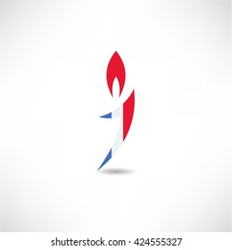 France torch icon  