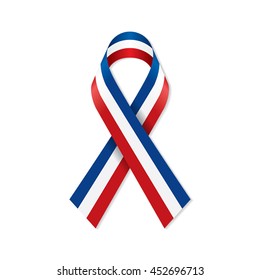 France / United Kingdom flag ribbon