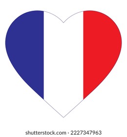 France vector design of love symbols. Eps10 Vector Illustration