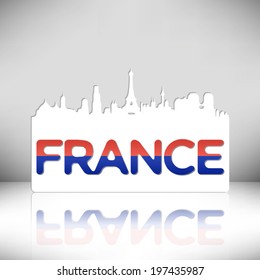France vector design on white background.