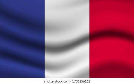 France Vector Flag. Vector illustration.