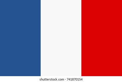 France Vector Flag. Vector illustration.