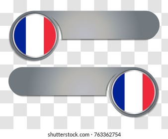 france vector flag illustration. vector match scoreboard illustration. eps10.