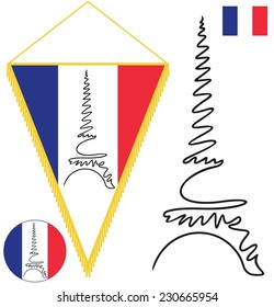 France. Vector Illustration